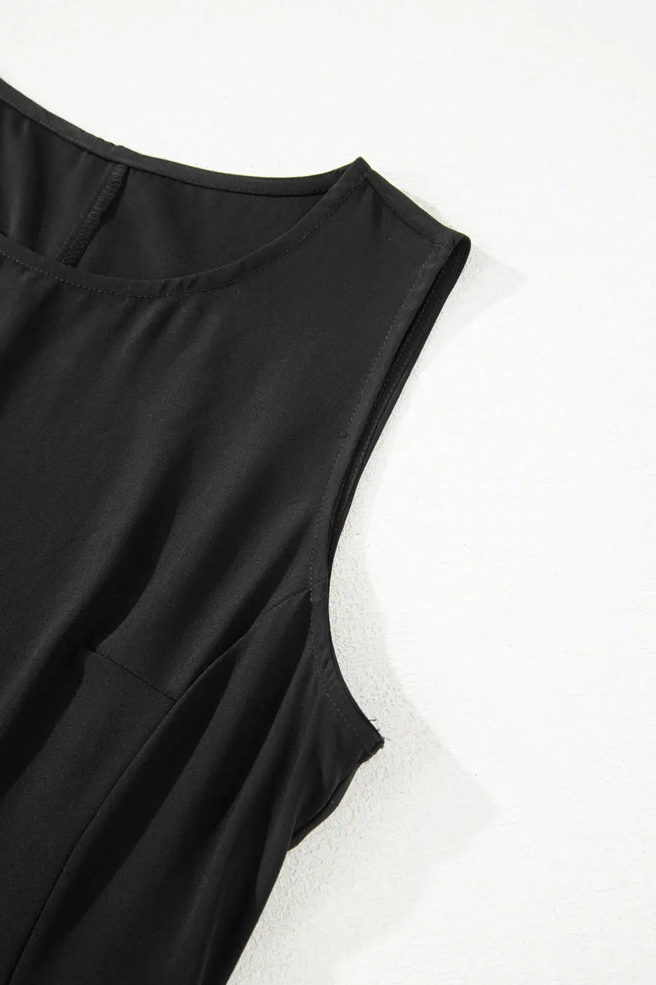 Black lace maxi dress women | elegant sleeveless