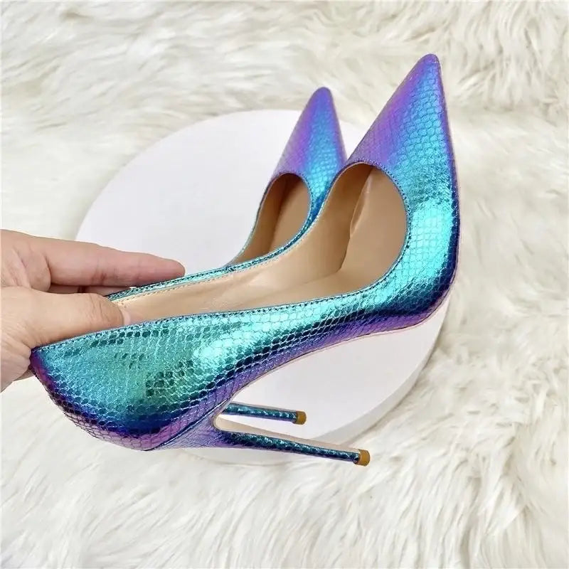 Chameleon charmers pumps