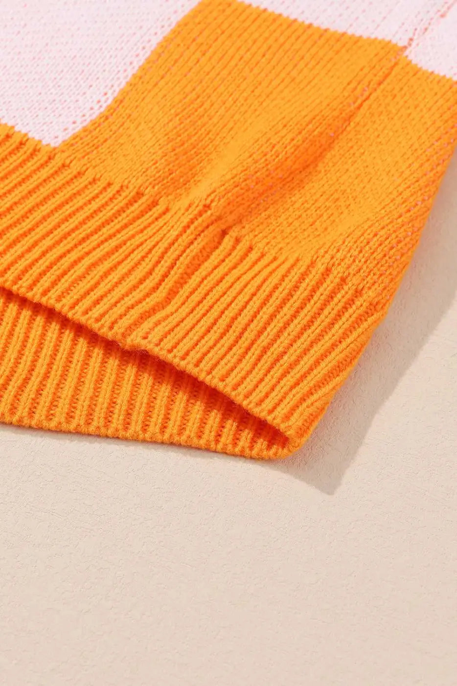 Checkered bishop sleeve sweater - snug & chic | fashionfitz