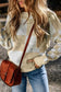 Checkered Drop Shoulder Sweater - Fashionfitz