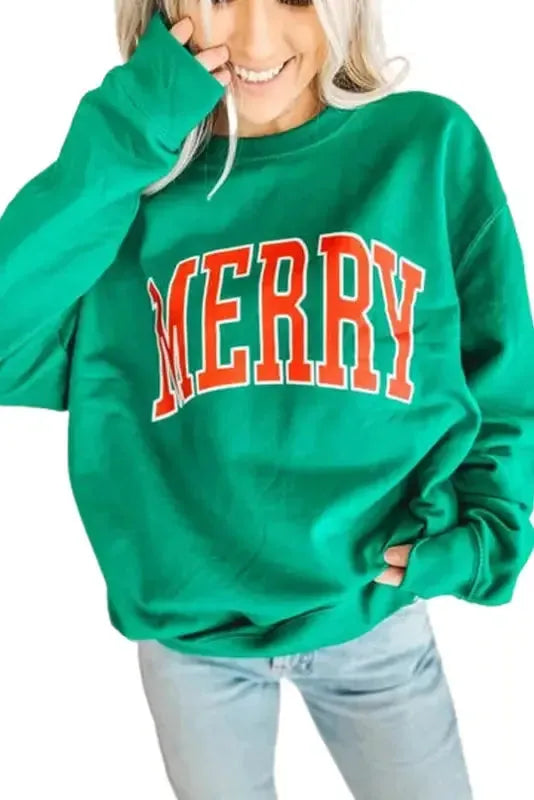 Chenille Embroidered Graphic Sweatshirt - Fashionfitz
