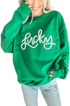 Chenille Embroidered Graphic Sweatshirt - Fashionfitz