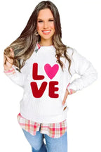 Chenille Embroidered Sweatshirt - Fashionfitz