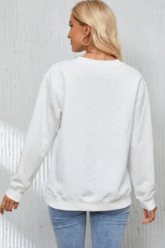 Chenille embroidered sweatshirt - graphic collection fashionfitz