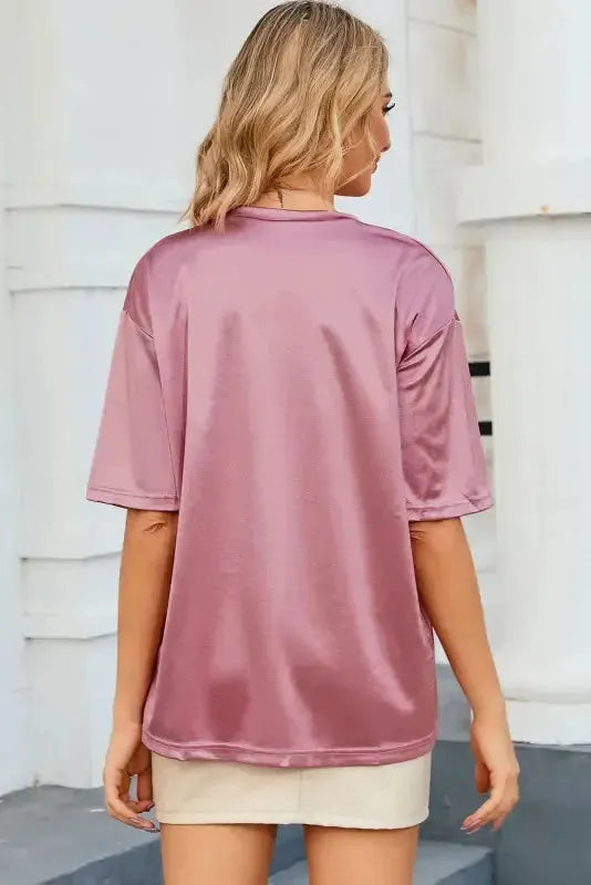 Chest Pocket Loose Fit Shirt - Fashionfitz