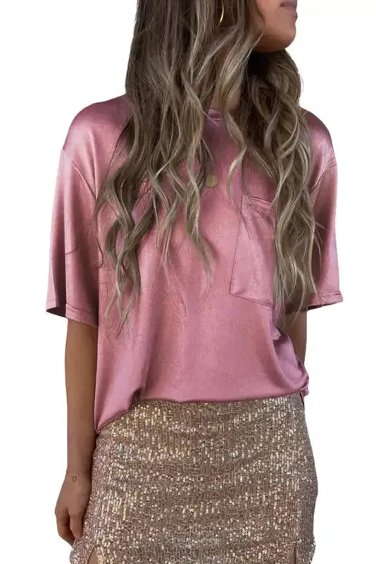 Chest Pocket Loose Fit Shirt - Fashionfitz