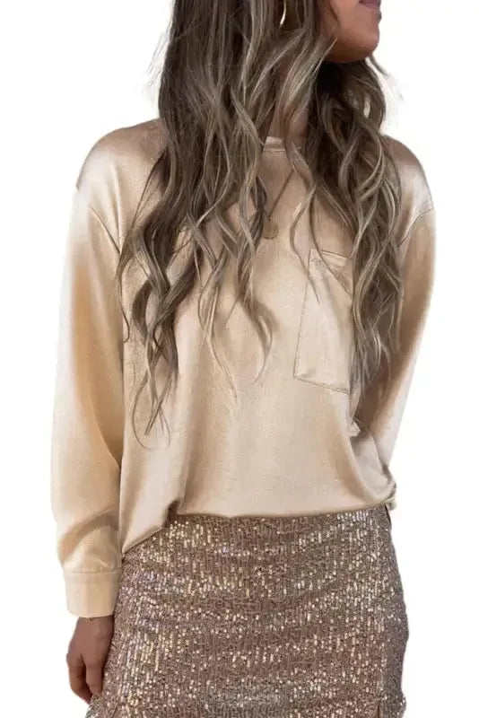 Chest Pocket Loose Fit Shirt - Fashionfitz