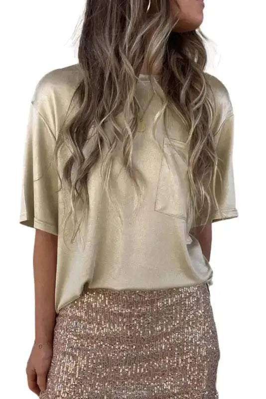 Chest Pocket Loose Fit Shirt - Fashionfitz