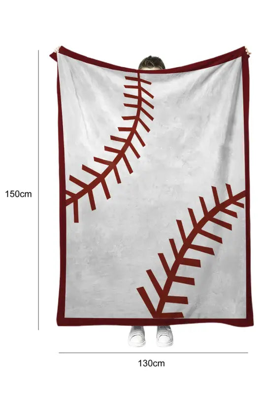 Chestnut ball game fashion fleece blanket 130*150cm