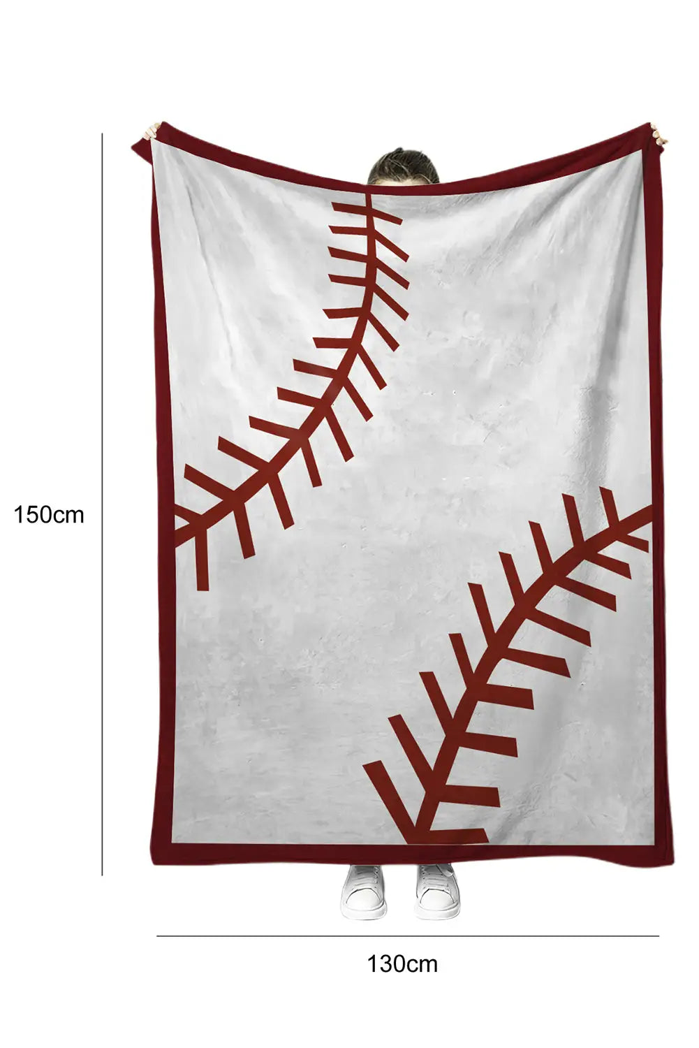 Chestnut ball game fashion fleece blanket 130*150cm - blankets