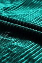 Chestnut Half Zip V Neck Ribbed Velvet Top - Fashionfitz