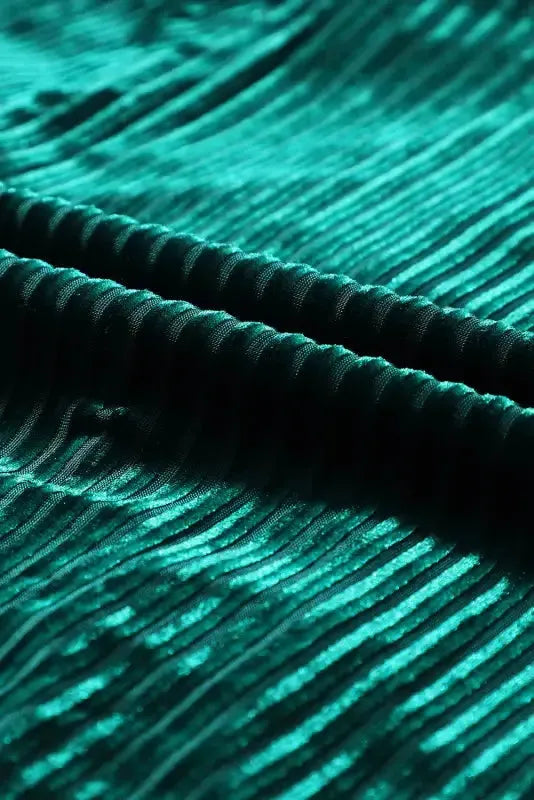 Chestnut Half Zip V Neck Ribbed Velvet Top - Fashionfitz