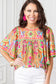 Chic bell sleeve babydoll blouse - tops/blouses & shirts