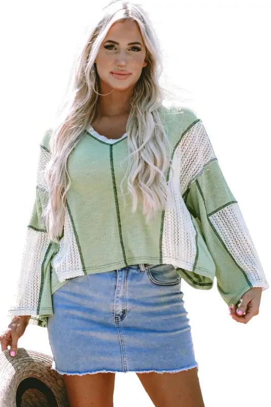 Chic boho crochet top | trendy high-low style | fashionfitz