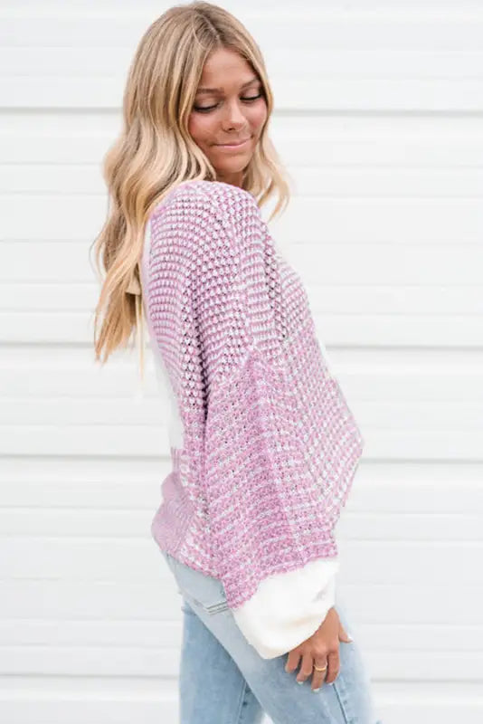 Chic harmony tie-back sweater