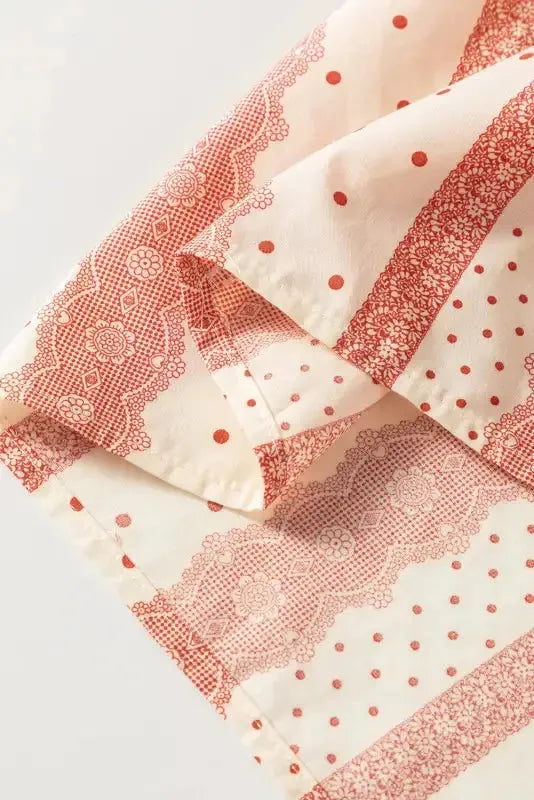 Chic Peek Puff Blouse - Fashionfitz