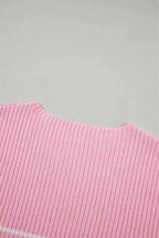 Chic Stripes Casual Plus Tee - Fashionfitz