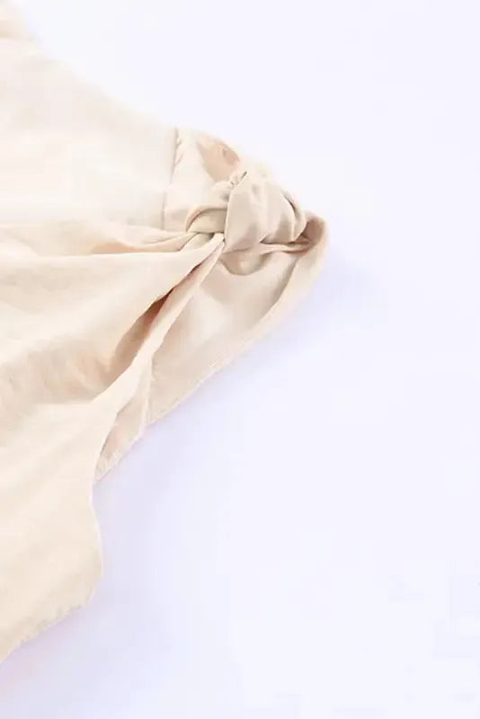 Chic V-Neck Knotted Shoulder Vest - Fashionfitz