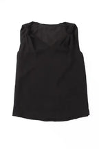 Chic V-Neck Knotted Shoulder Vest - Fashionfitz
