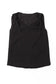 Black v neck knotted shoulder vest - tops