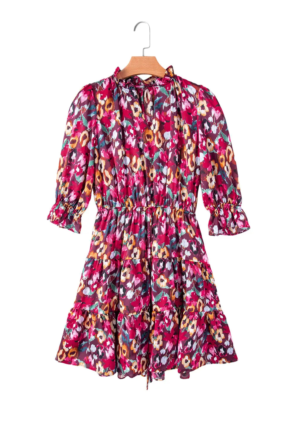 Chicago floral tiered ruffled dress - dresses/floral dresses
