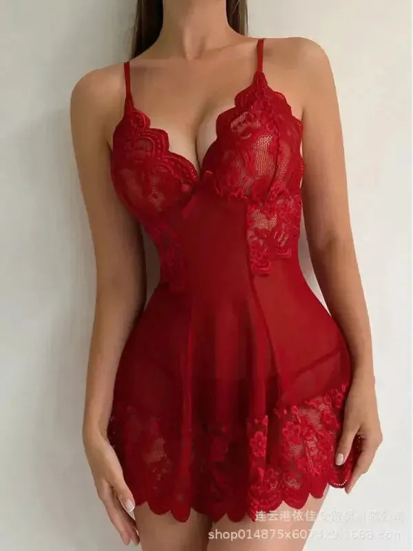Just Me And You Lace Chemise - Fashionfitz