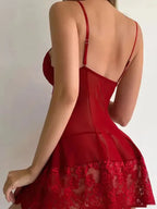 Just Me And You Lace Chemise - Fashionfitz