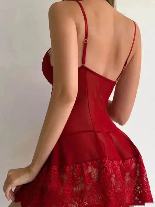 Just Me And You Lace Chemise - Fashionfitz