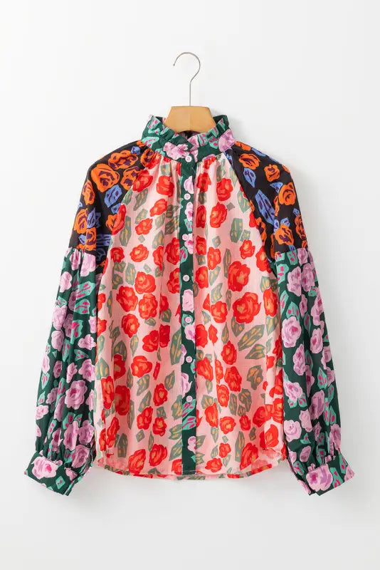 Chroma floral puff shirt | shirts | fashionfitz