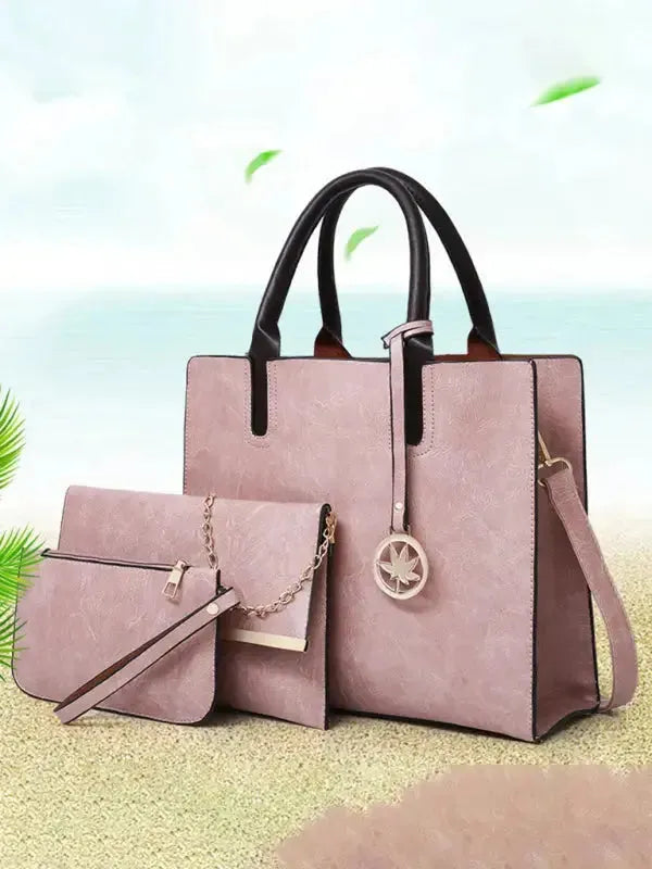 Classy and Sassy 3 Pieces Set Shoulder Bag - Fashionfitz
