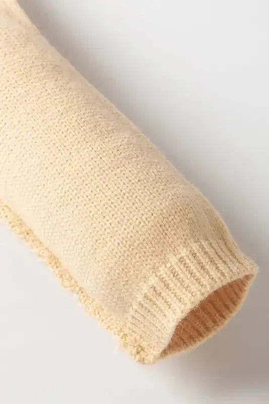 Clay Red Block Knit Sweater - Fashionfitz