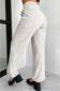 Cloudsoft wide-leg lounge pants - light grey