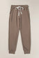 Cocoa comfort drawstring joggers