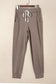 Cocoa comfort drawstring joggers