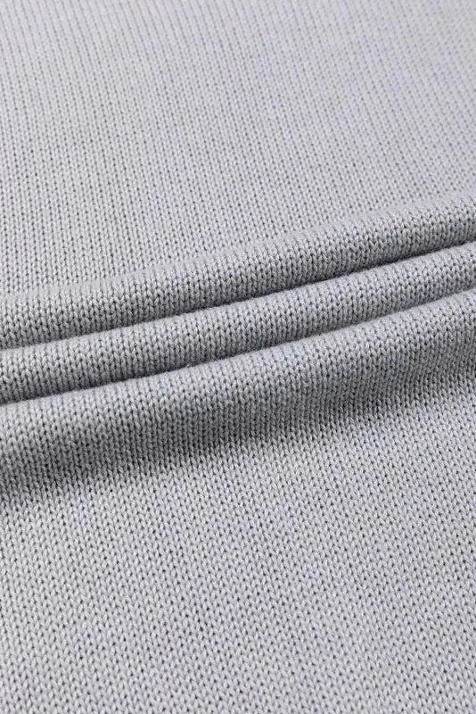 Coffee Leopard Print Colorblock Pullover Sweater - Fashionfitz