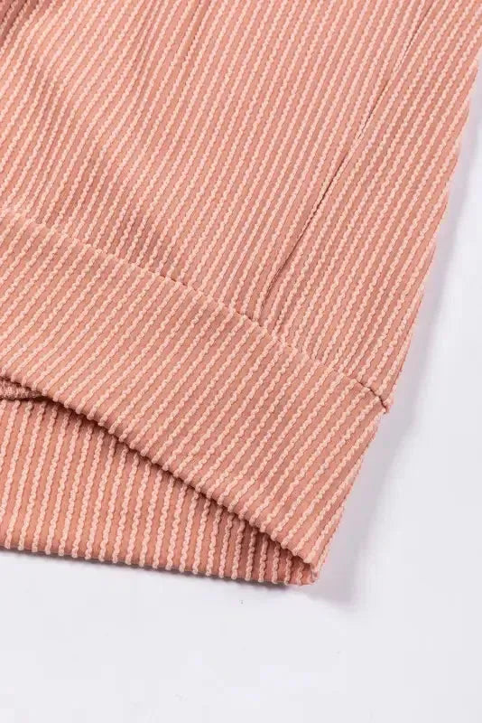 Color Block Long Sleeve Ribbed Loose Top - Fashionfitz