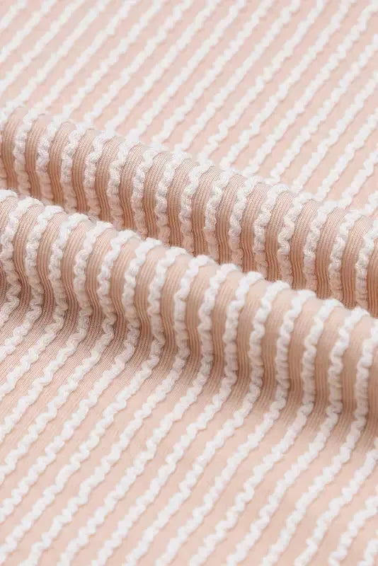 Color Block Long Sleeve Ribbed Loose Top - Fashionfitz