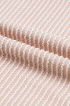 Color Block Long Sleeve Ribbed Loose Top - Fashionfitz