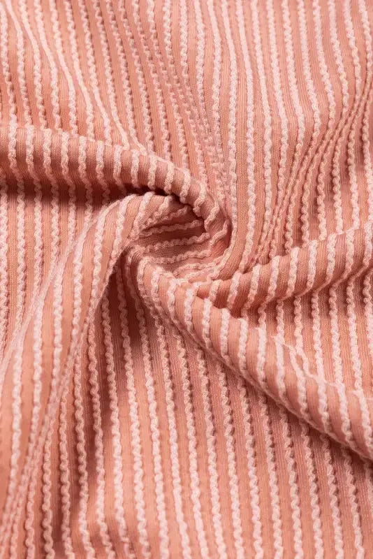 Color Block Long Sleeve Ribbed Loose Top - Fashionfitz