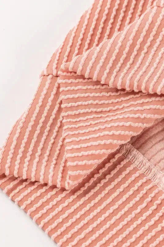 Color Block Long Sleeve Ribbed Loose Top - Fashionfitz