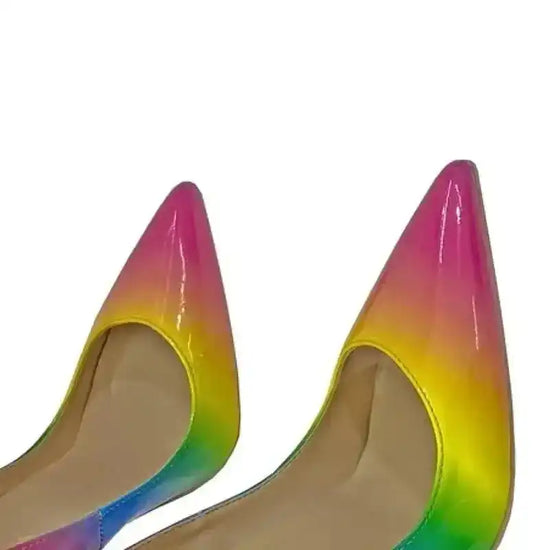 Colorful High Heels Stiletto Shoes - Fashionfitz