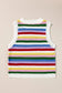 Colorplay eyelet sweater vest - vests