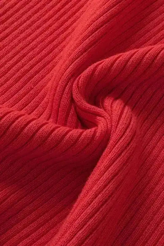 Contrast Edge Ribbed Knit Tank Top - Fashionfitz