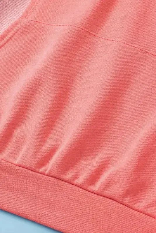 Contrast Patchwork Sweatshirt - Kangaroo Pocket - Fashionfitz