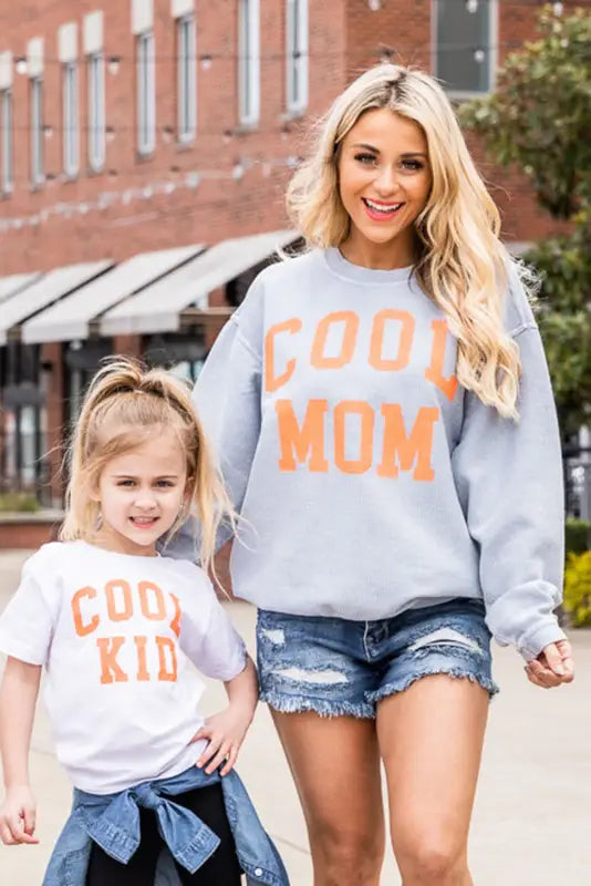 ’cool mom’ graphic sweatshirt | fashionfitz