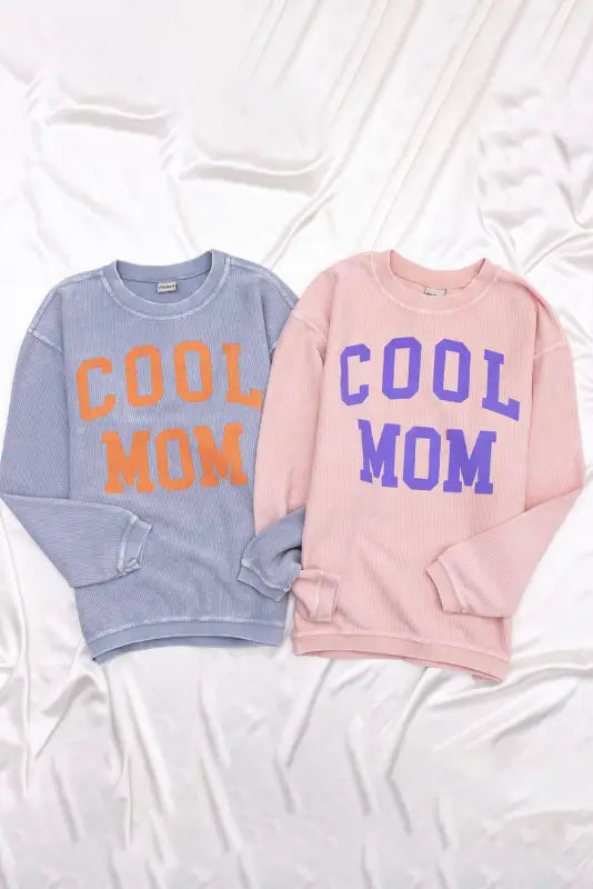 ’cool mom’ graphic sweatshirt | fashionfitz