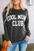 COOL MOMS CLUB Graphic Sweatshirt - Fashionfitz