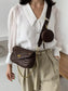 Cooler than ice handbag - coffee / f - crossbody bags