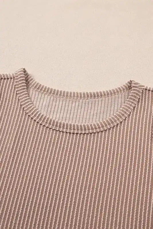 Corded Tank Top and Shorts Set - Fashionfitz