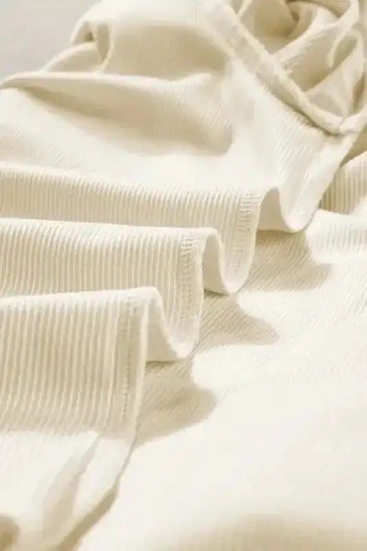 Corduroy Charm Ruffle Blouse - Fashionfitz